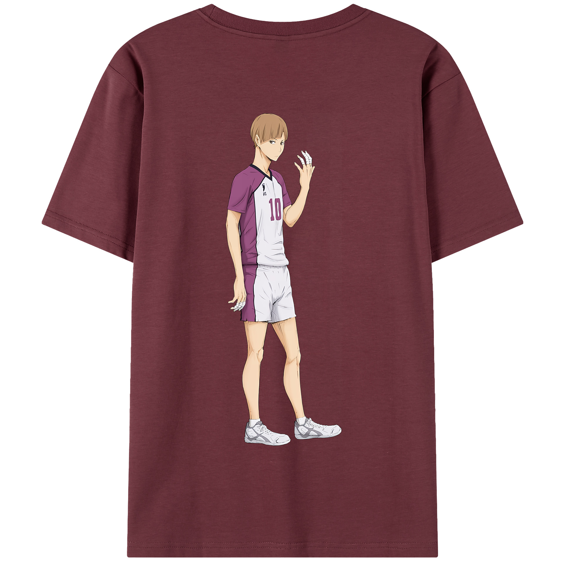 （画像用） ハイキュー!! Haikyu!! 綿100％半袖Tシャツ（背面プリント）